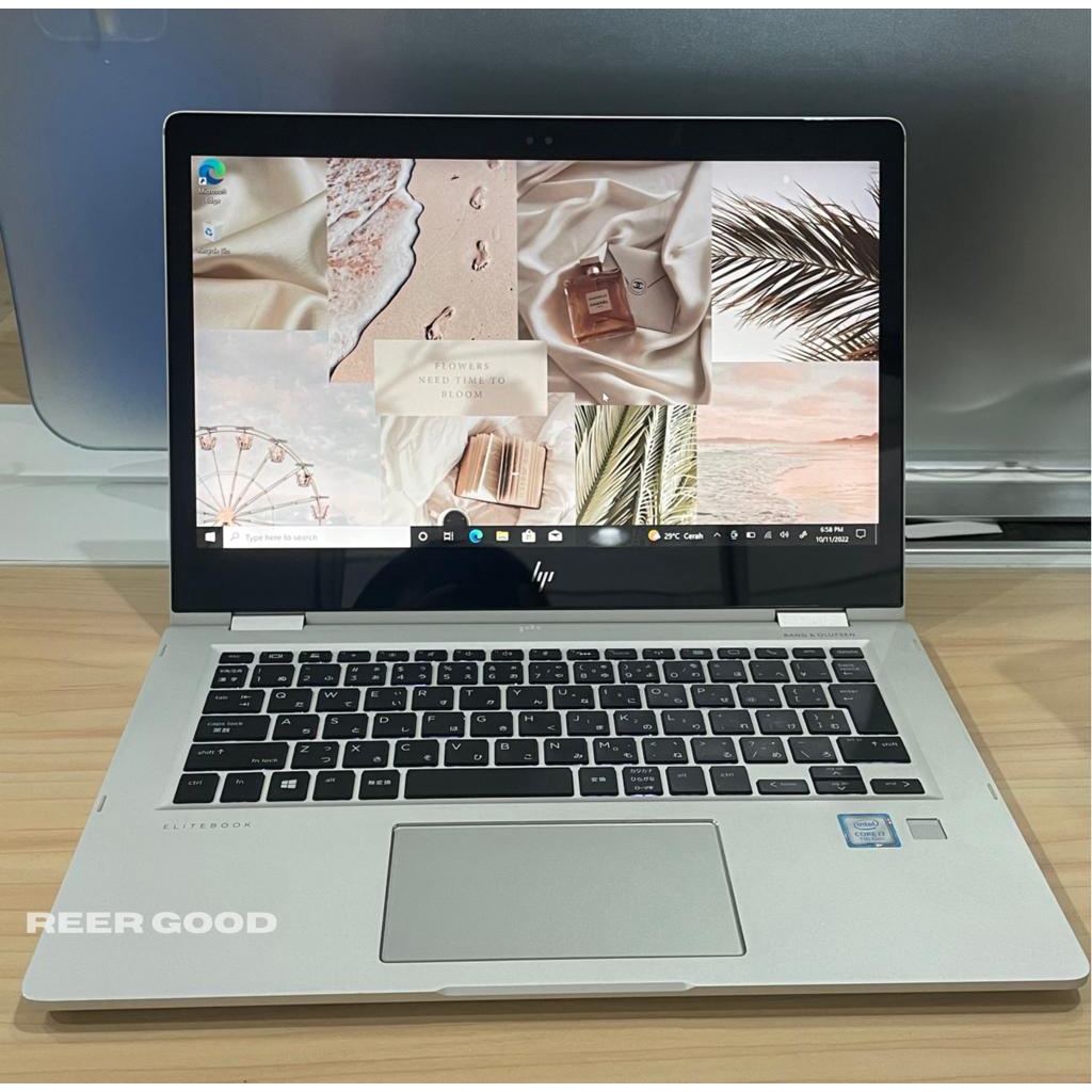 Laptop HP Elitebook X360 1020 G2 Core i7 Generasi 7 Touchscreen + Bisa Dilipat 360 Derajat + ADA STYLUS PEN !!! SECOND BERKUALITAS !!