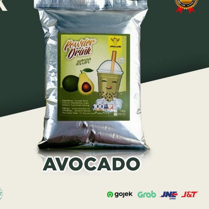 

EXCLUSIVE!Bubuk Minuman Bubble Powder Drink Avocado ORIGINAL Javaland 1kg|RA5