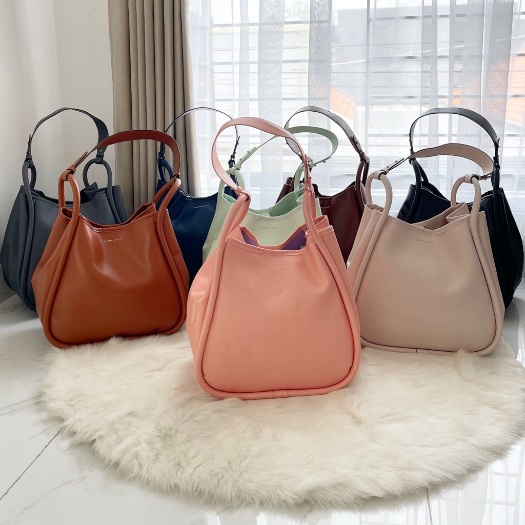 CNK Circle Handle Tote Bag (C1096)