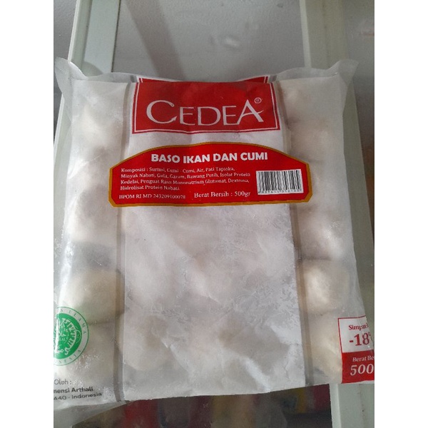 Jual Cedea Bakso Ikan Dan Cumi 500gr Shopee Indonesia