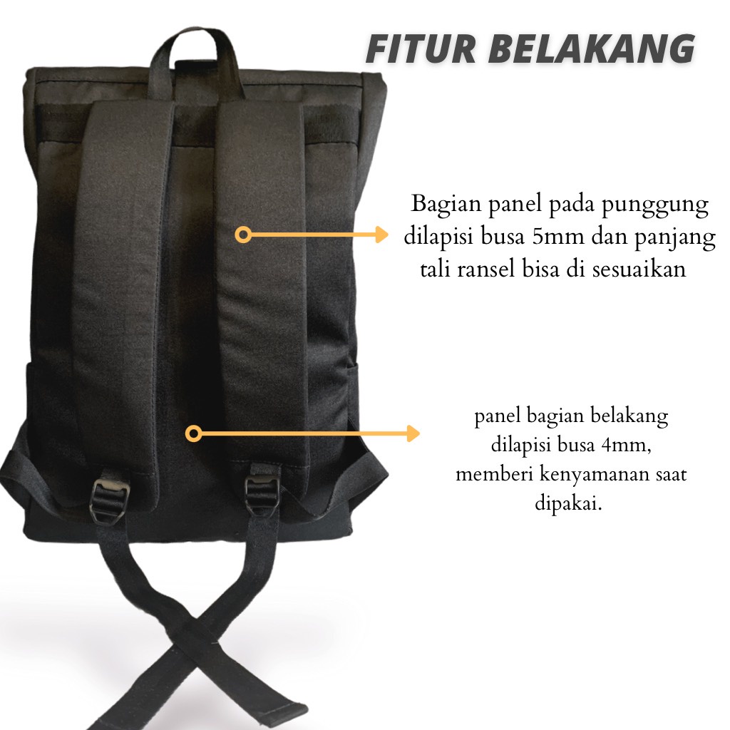 IL.STORE01 - Tas Ransel Backpack Micals Original Gendong Pria Wanita Tas sekolah