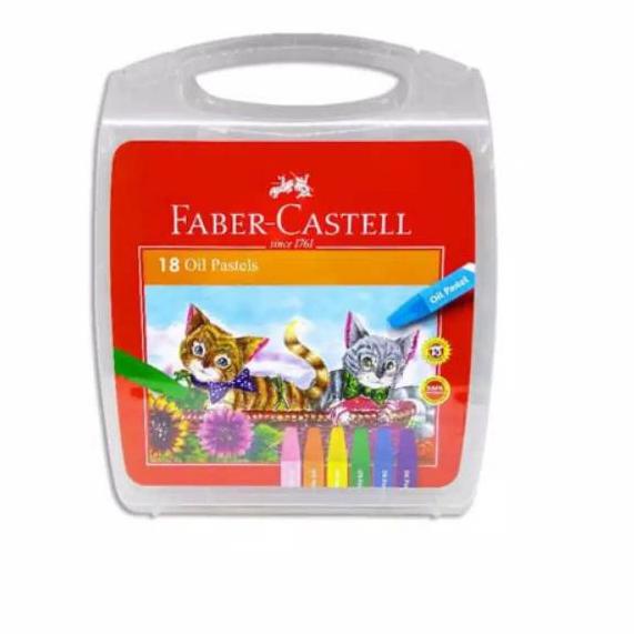 

Trendy Crayon 18 warna / Hexagonal Oil Pastel 18 eco Faber Castell . . . . .