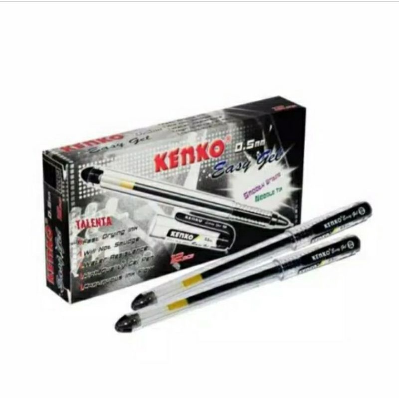 

Pulpen Kenko Gel Easy Black