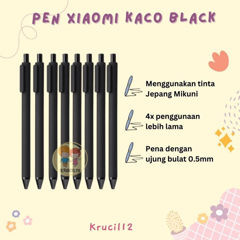 

[KRUCIL12] Bolpoin Xiaomi Mi Pen Kaco Ink Gel Pen / Pulpen Xiaomi Mijia Kaco Pen