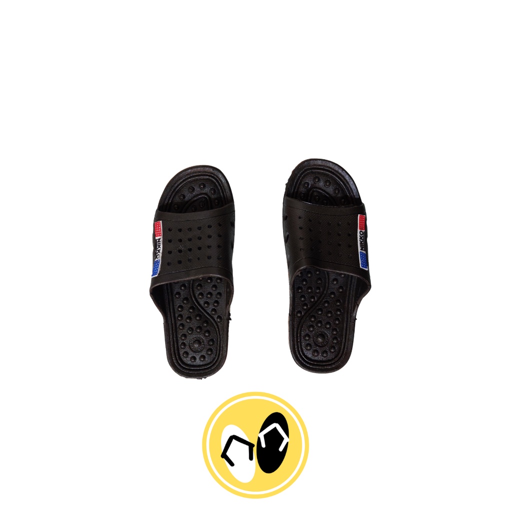 Grosir Sandal / Sendal Selop / Slide PVC / Plastik Pria Nikko 8060 Rematik