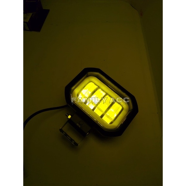 LAMPU TEMBAK K40 DAYMAKER 4D MATA LED LENSA 40W CREE CWL KOTAK ANGEL EYE