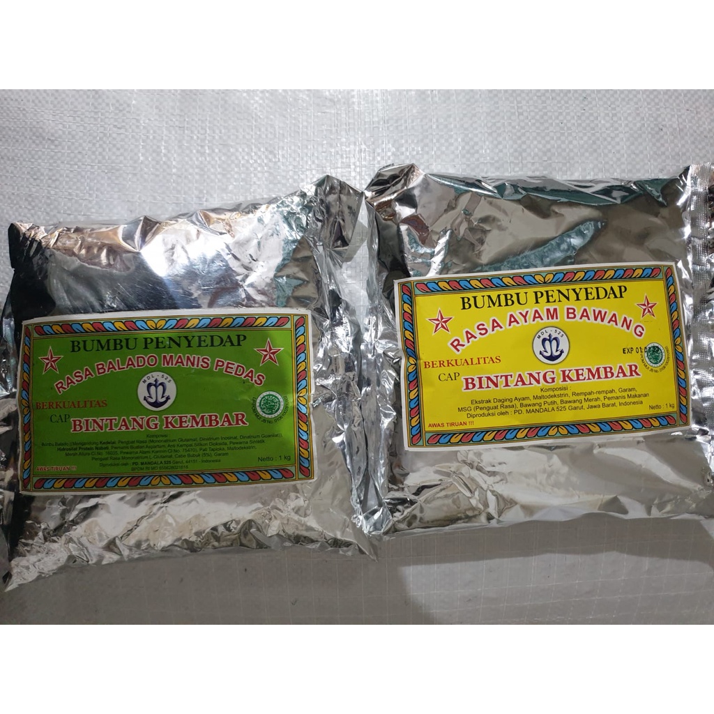 

[Pack] Bumbu Atom Bintang Kembar mandala Isi 1 kg