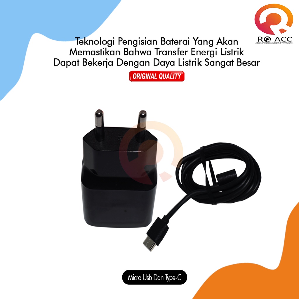 [RO ACC] CHARGER HP MDY08EI MICRO USB / TYPE C ORI 99 BLACK