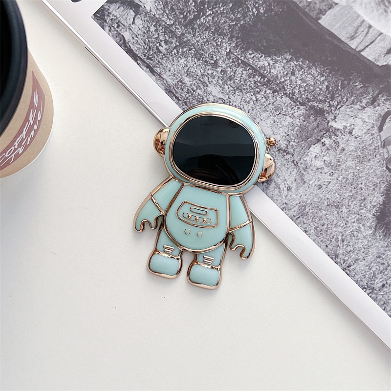 Ring Holder Hp Bentuk Astronot Bisa Dilipat anti Jatuh