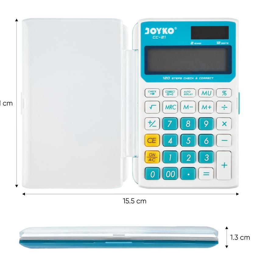 

Miliki ! Calculator Kalkulator Joyko CC-21 12 Digits Check Correct .. .. .. ..