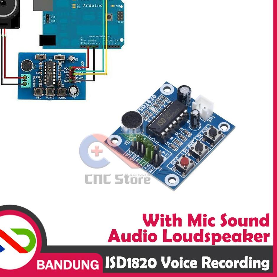 11.11 FLASH SALE ISD1820 RECORDING MODULE PEREKAM DAN PEMUTAR SUARA STAND ALONE OR WITH ARDUINO ??