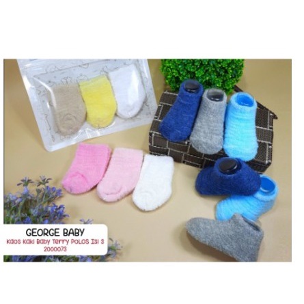 George Baby Kaos Kaki Baby / Sarung Kaki Isi 3 Pcs