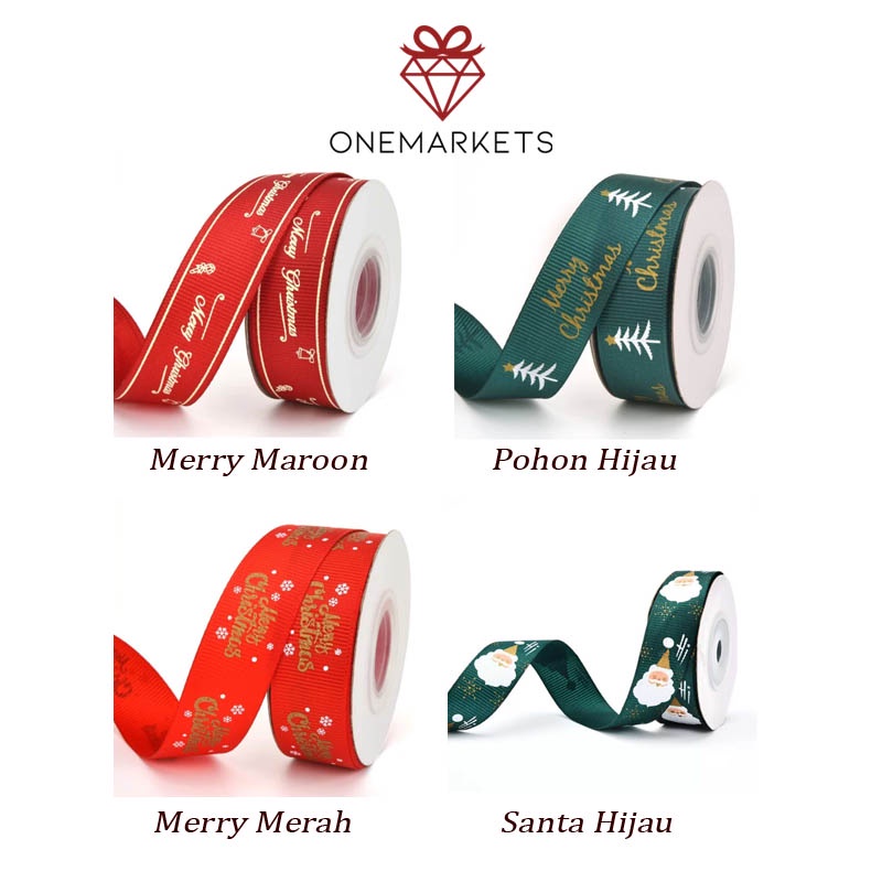 

1 ROLL Pita Christmas Natal 2cm - Ribbon Snowflake PS108