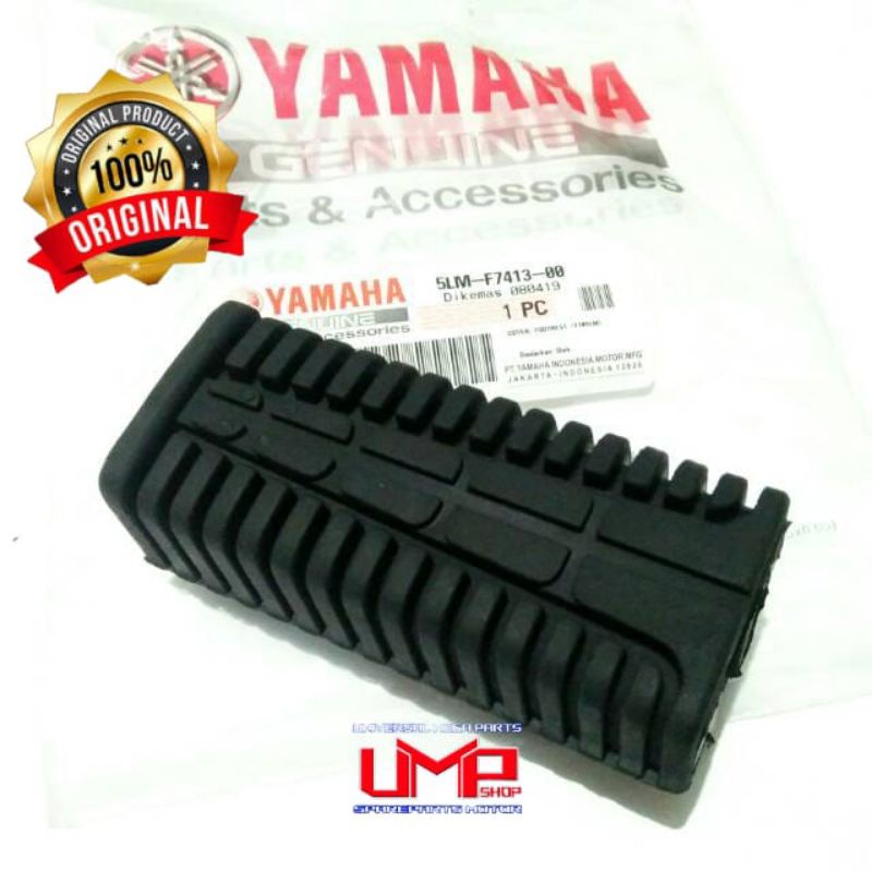KARET BARSTEP DEPAN RX KING VEGA JUPITER Z  JUPITER MX KARET PIJAKAN KAKI DEPAN KARET STEP VEGA ZR JUPITER Z1 VEGA R FORCE ONE FIZR ASLI YAMAHA