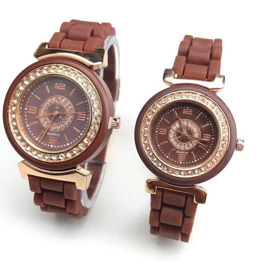 Terbaru QSAUN COD JAM TANGAN WANITA PASIR MAGNET DIGITAL FASHION JAM TANGAN PASANGAN COUPLE FASHION 