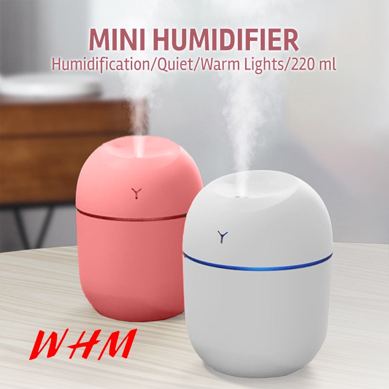 Portable Humidifier Diffuser USB /essential oil aromatherapy/ usb mini air purifier/minyak esensial humidifier 220ML