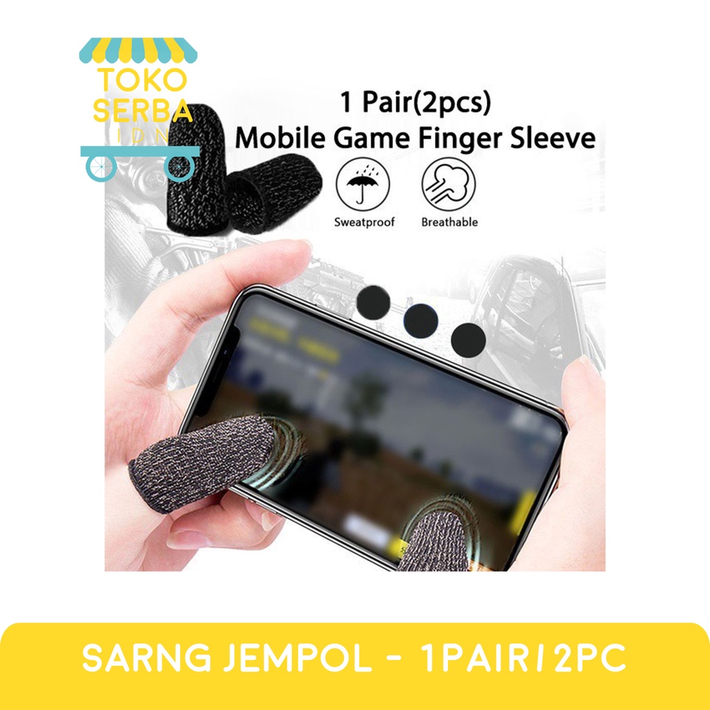 Sarung Tangan Jempol Jari Anti Keringat Game PUBG FF Mobile Legend
