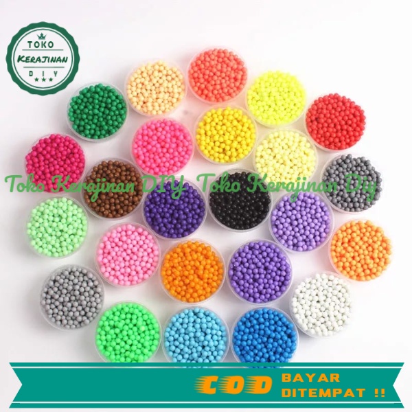 [ 20gr ] Mote Susu Bulat Manik Manik Bulat Pastel 4/6/8mm Bahan Kerajinan DIY