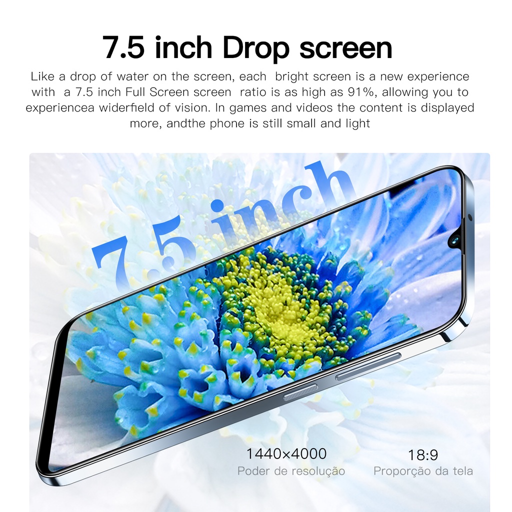 【Bisa COD】Hp A96 4G/5G RAM 12GB + ROM 512GB Asli Produk Baru Handphone 7,5 inci 58MP AI HD Camera Ponsel HP Android 7.89mm Ultra-Slim FHD Display Bagus handphone murah hp murah Baru Smartphone| hp a95 5g | hp a57 5g| hp a96 5g