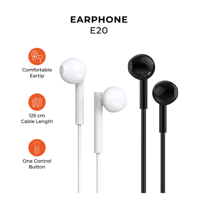 Olike Earphone Olike E20 Headset OASE - Original 100% Terapkan ke Android OASE E-G1