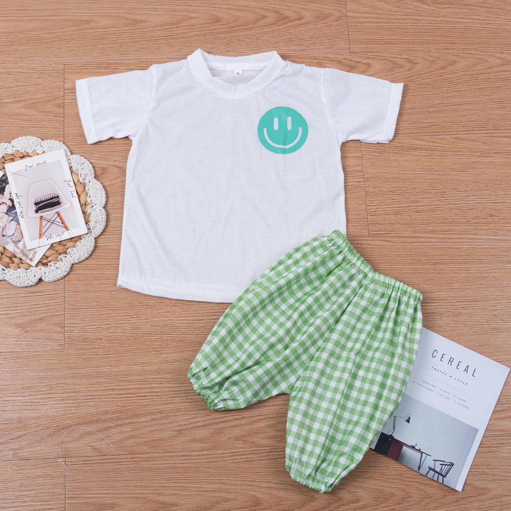 IL - SET ANAK BALL SMILE UNISEX / Setelan Anak Perempuan