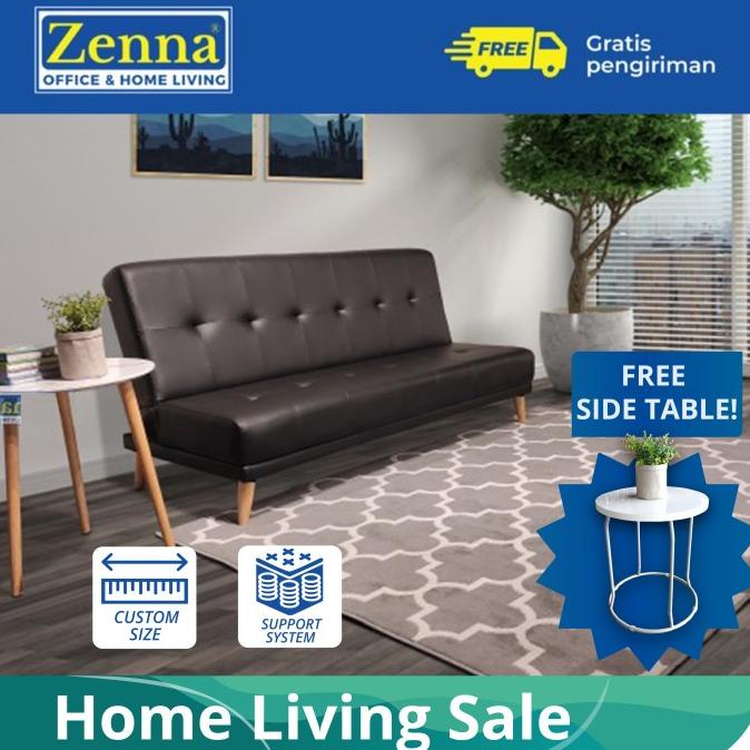 Zenna sofa bed sierra abu / sofa tempat tidur / sofa lipat/sofabed