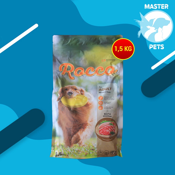 Makanan Kering Anjing Rocco Dry Dog food 1.5 KG