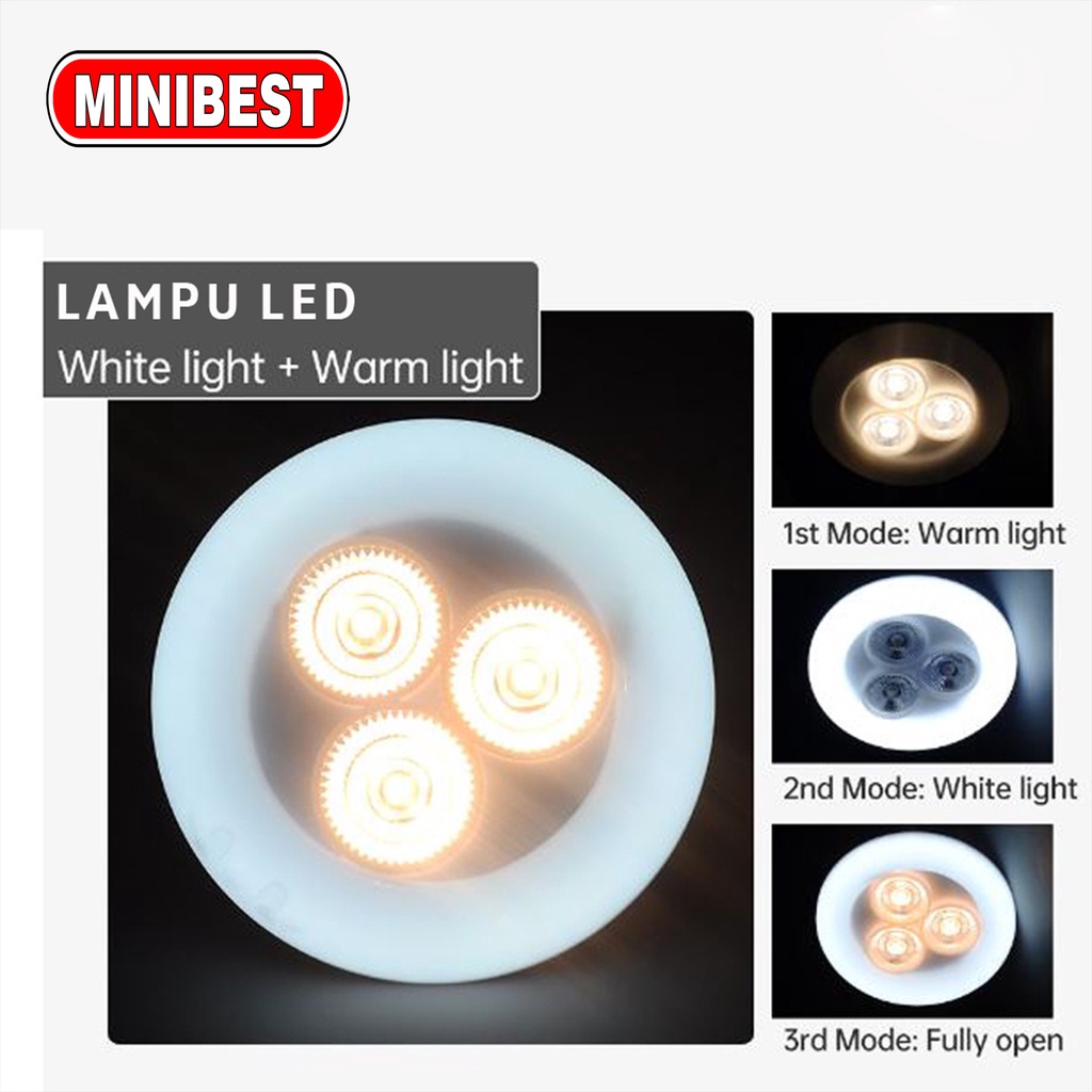 [MB] Bohlam Led /Lampu Ufo RGBW / Lampu Warna warni 38w Lampu 3 Mode Cahaya