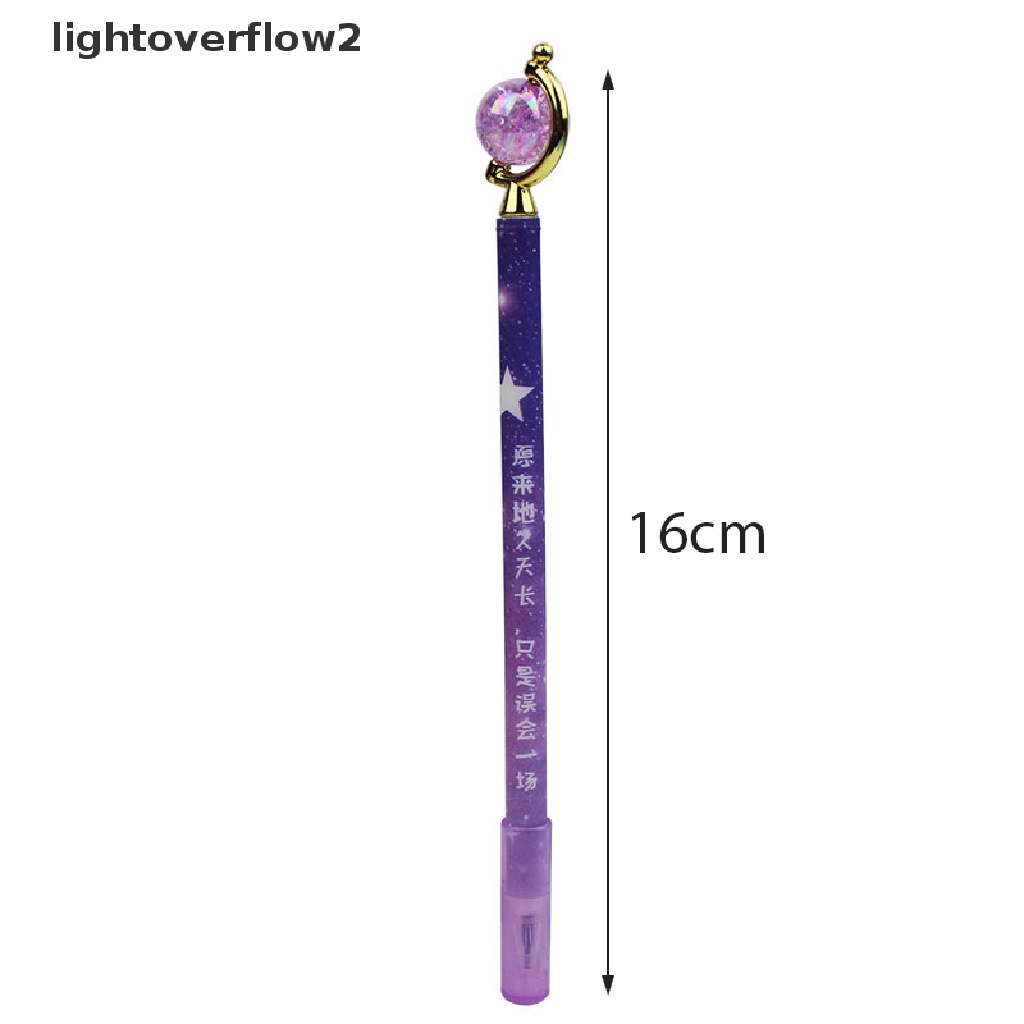 (lightoverflow2) 1pc Pulpen Gel 0.5mm Motif Langit Berbintang Untuk Kantor