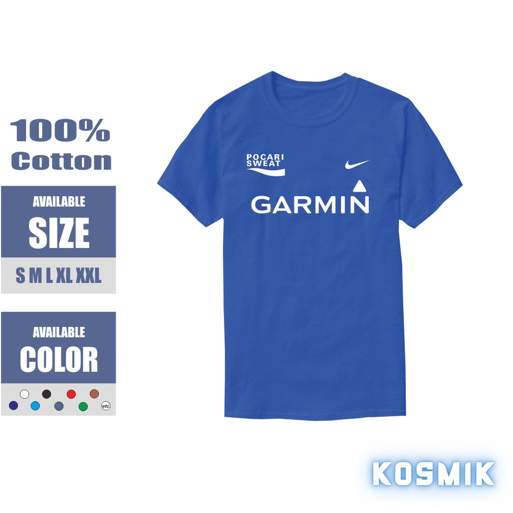 Baju Print Pocari Sweat Garmin Kaos Murah Berkualitas