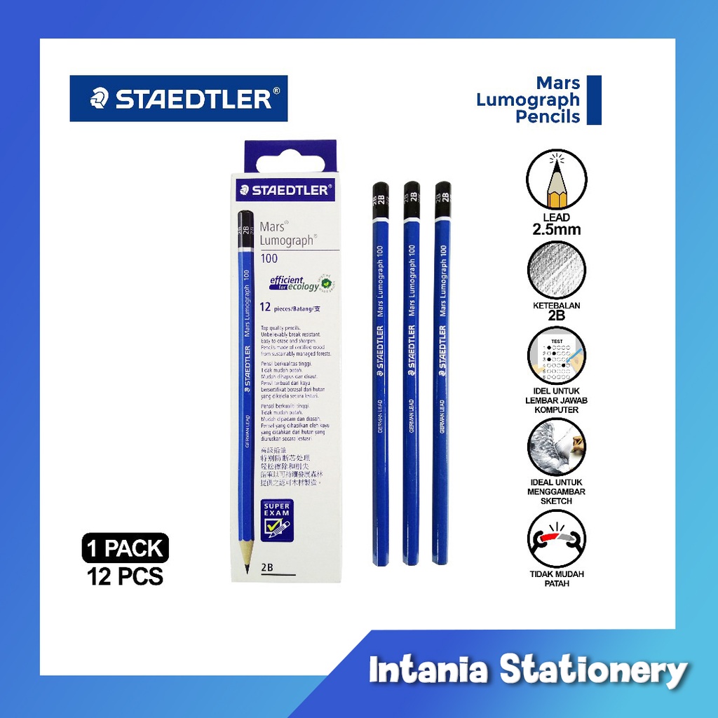

Pensil 2B Staedler / Pensil 2B Ujian