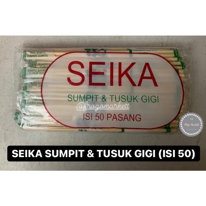 Seika Sumpit &amp; Tusuk Gigi (Isi 50)