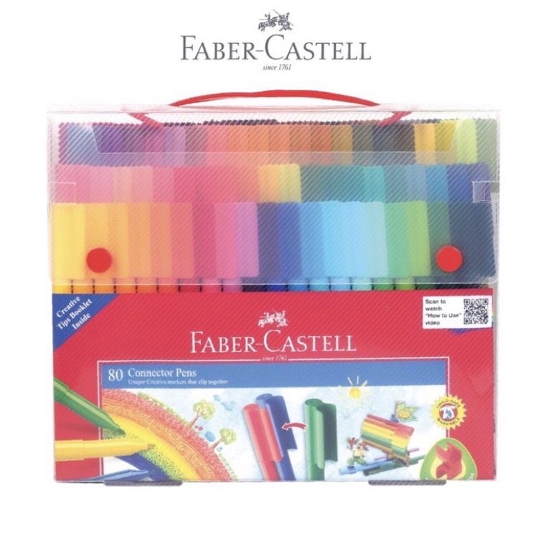 

SPIDOL MEWARNAI/CONNECTOR PEN FABER CASTELL 80 WARNA (155068)