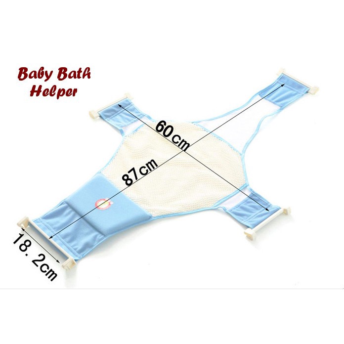 Osakashop - Baby Bath Helper Alat bantu untuk memandikan bayi Jaring Pengaman Bayi