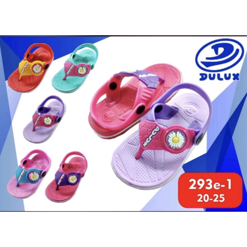 SANDAL BAYI DULUX 293E ELMO KARET TALI BELAKANG USIA 6-12 BULAN