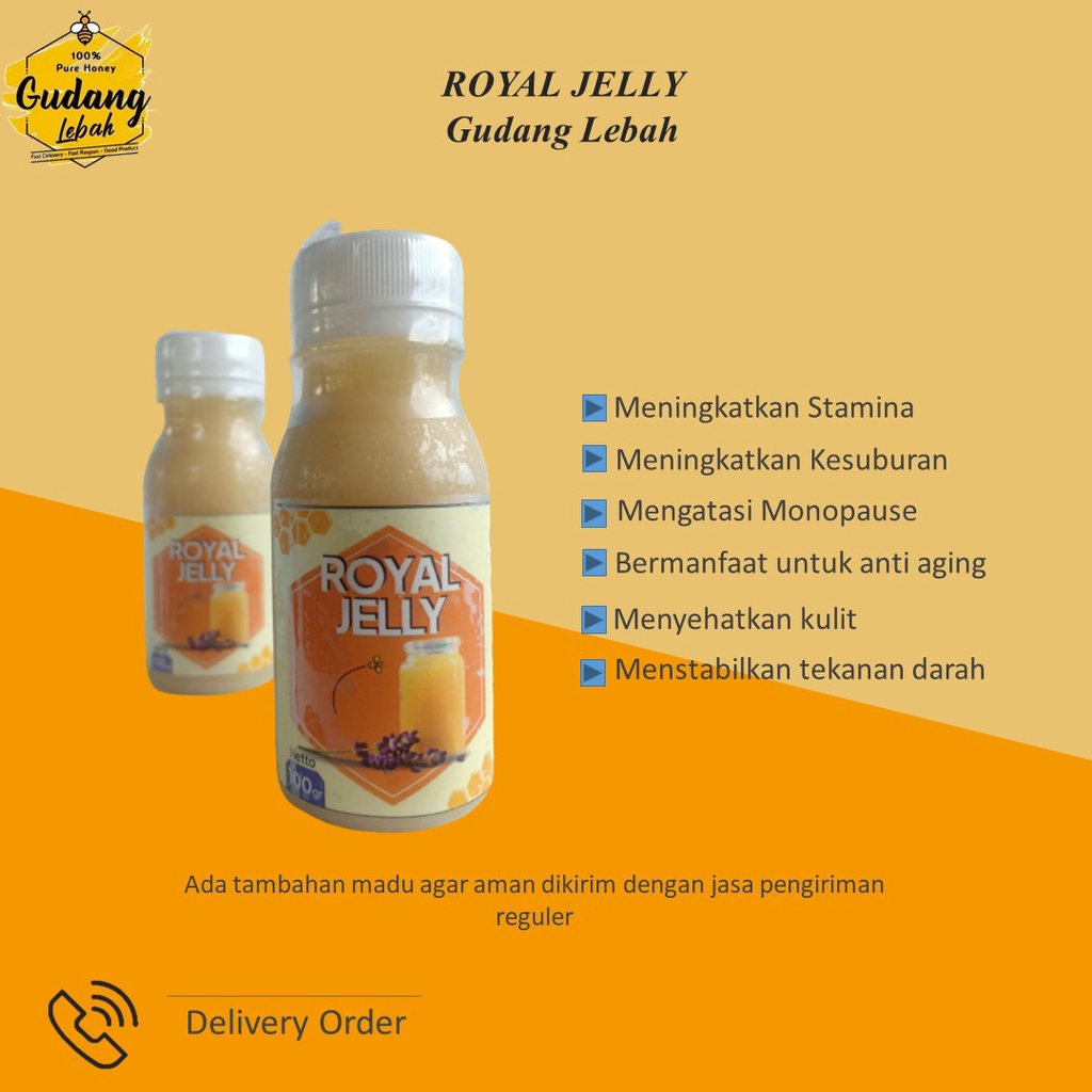 

Royal Jelly Asli Gudang Lebah Royal Jelly Murni 100%