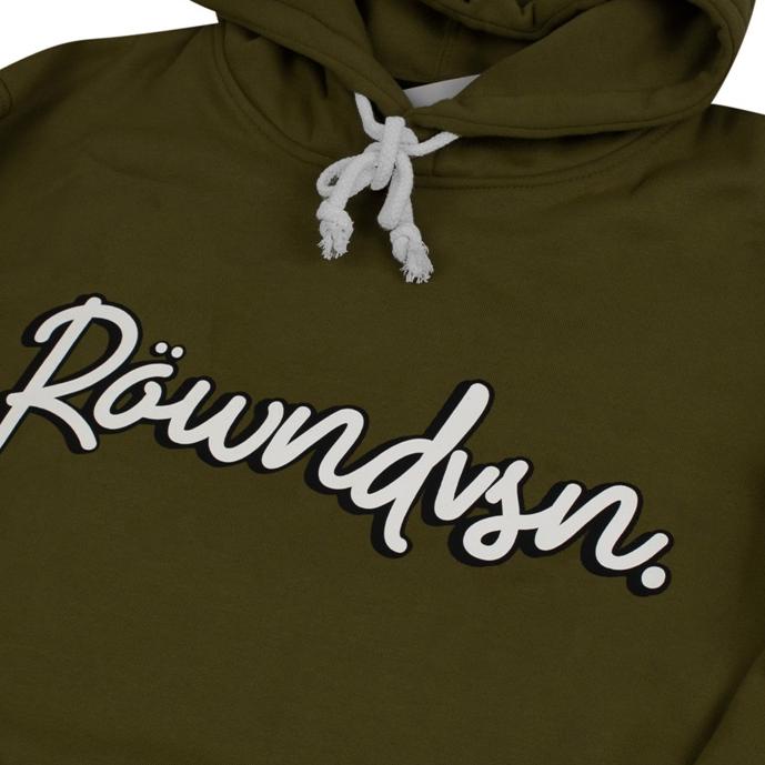 Terlaris Rown Division Official Pullover Hoodie Green Army - Rowndvsn Jaket Trippers Hijau Army - TC