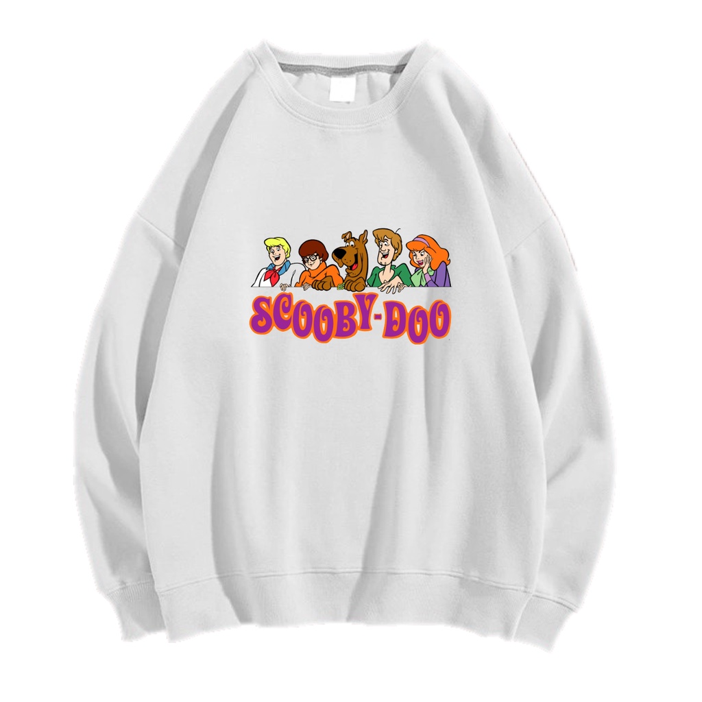 SCOOBY DOO SWEATER CREWNECK PRIA WANITA Size M-XXL