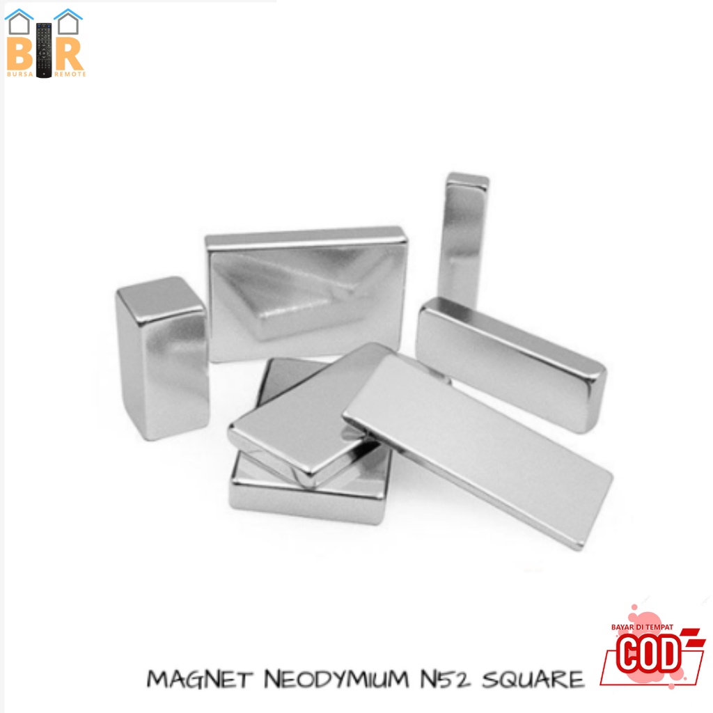 STRONG MAGNET NEODYMIUM KOTAK N52 NdFeB SQUARE 40x30x10 MM - MAGNET