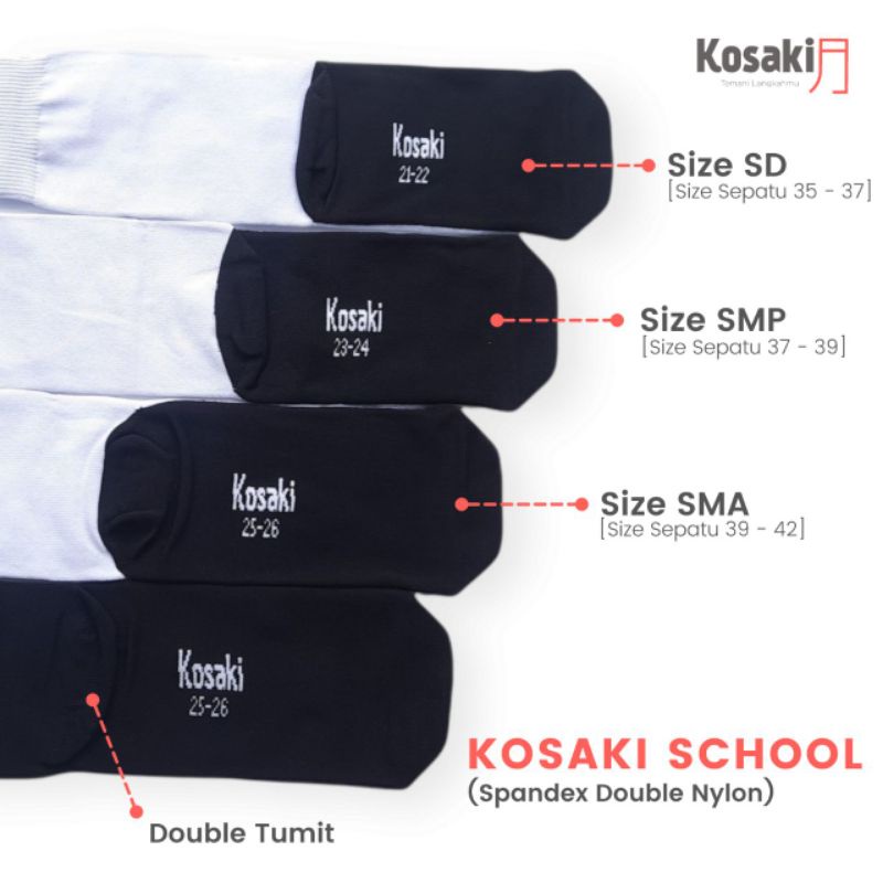 Kaos kaki sekolah KOSAKI