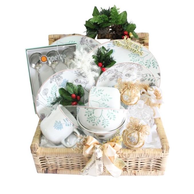 

PARSEL NATAL HAMPERS PARCEL CHRISTMAS PORCELAIN EXCLUSIVE MAXWELL EW5346WED