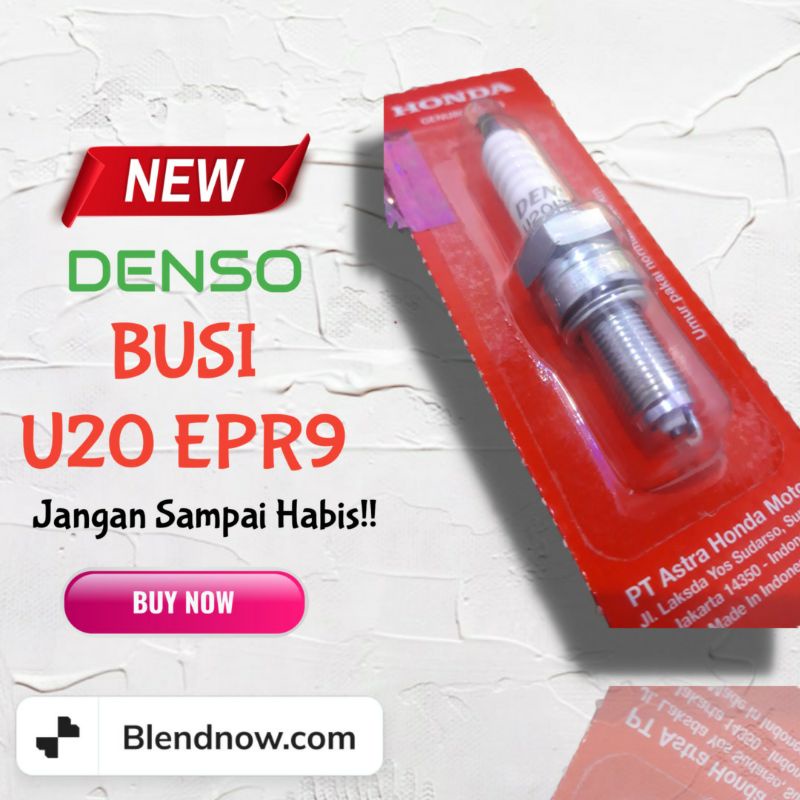 BUSI DENSO U20 EPR9 Original AHM Honda Berkualitas