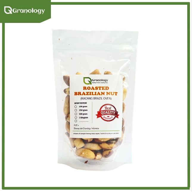 Kacang Brazil Oven / Roasted Brazillian Nut (250 gram) by Granology