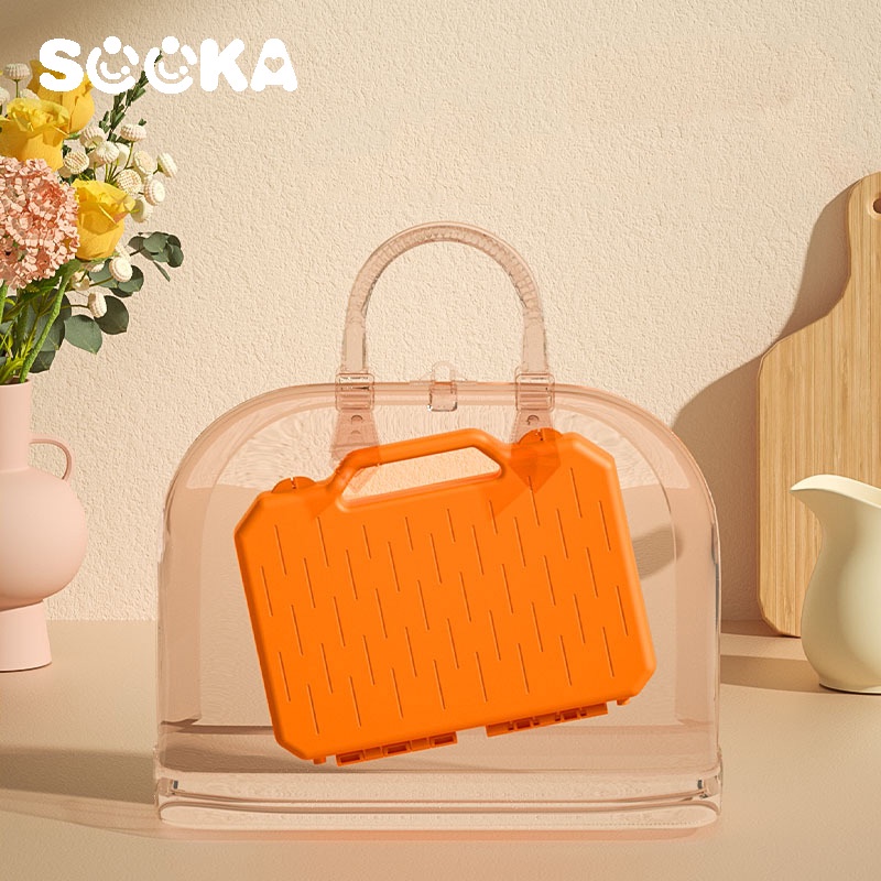 SOOKA Rak Pengering Botol Susu Lipat / Foldable Bottle Drying Rack Susu Dot Empeng Aksesoris Bayi Bottle Drainer - SK-ECC1089