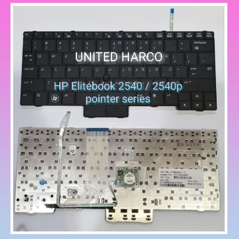 Keyboard Laptop Notebook Hp Elitebook 2540 2540p Pointer
