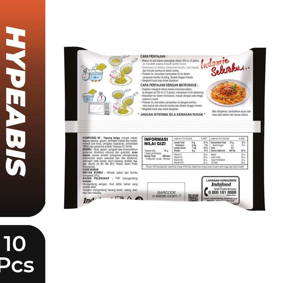 

STAR BRANDS 10 Pcs - Indomie Hypeabis Mieghetti Bolognese murah
