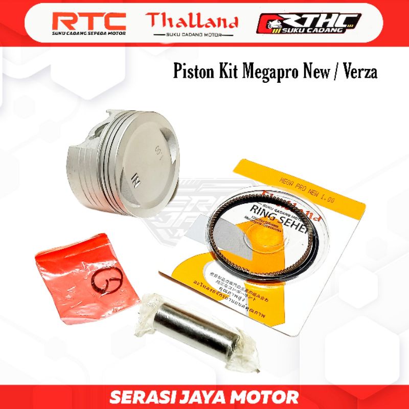 PISTON KIT SEHER MEGAPRO NEW / VERZA / SEHER SET MEGA PRO NEW / VERZA