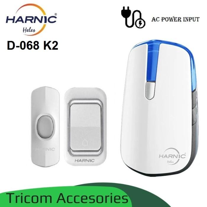 Bel Rumah Heles Harnic D-068 K2 - Wireless Door Bell 2 Remote