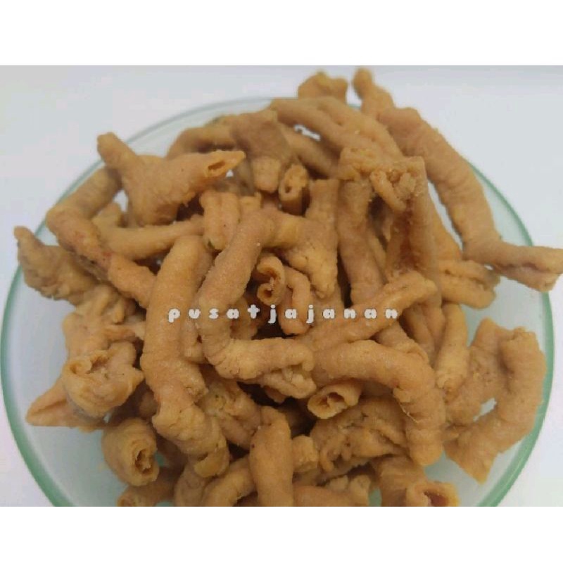 

Kripik Usus Ayam gurih kriuk 150gr