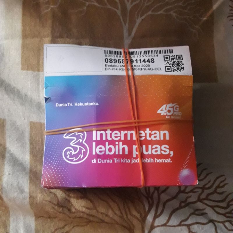 Kartu perdana tree aon 2GB siap pake